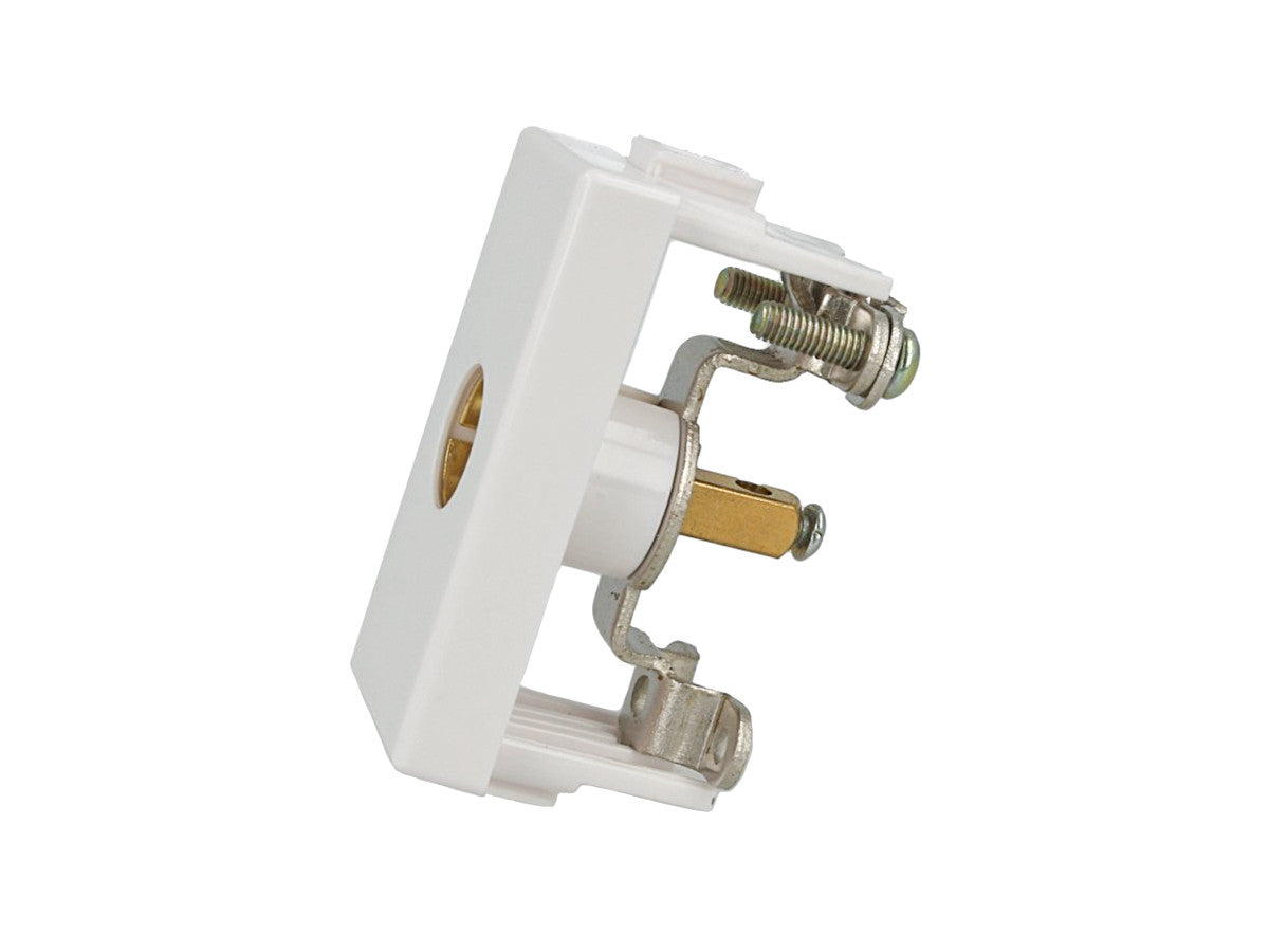 Presa TV tipo F femmina compatibile con BTicino Matix - modulo da incasso per supporto e placca compatibile