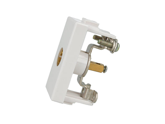 Presa TV tipo F femmina compatibile con BTicino Matix - modulo da incasso per supporto e placca compatibile
