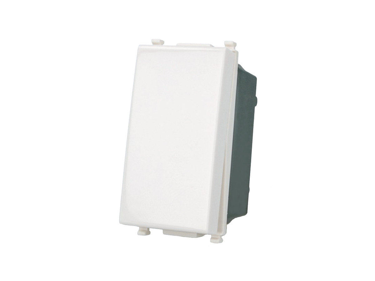 Deviatore unipolare 1P 16A compatibile con Vimar Plana - modulo da incasso per supporto e placca compatibile
