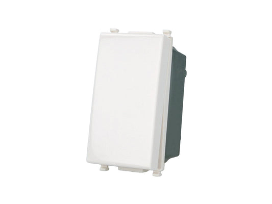 Deviatore unipolare 1P 16A compatibile con Vimar Plana - modulo da incasso per supporto e placca compatibile