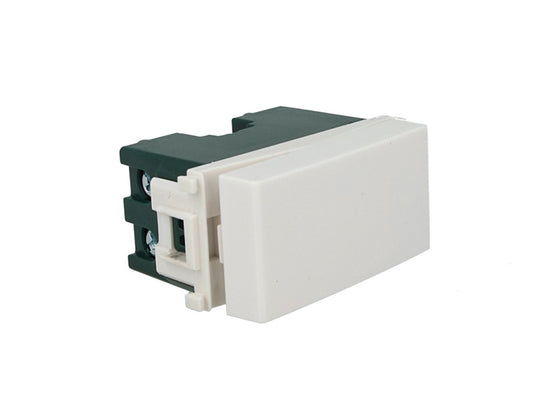 Deviatore unipolare 1P 16A compatibile con Vimar Plana - modulo da incasso per supporto e placca compatibile