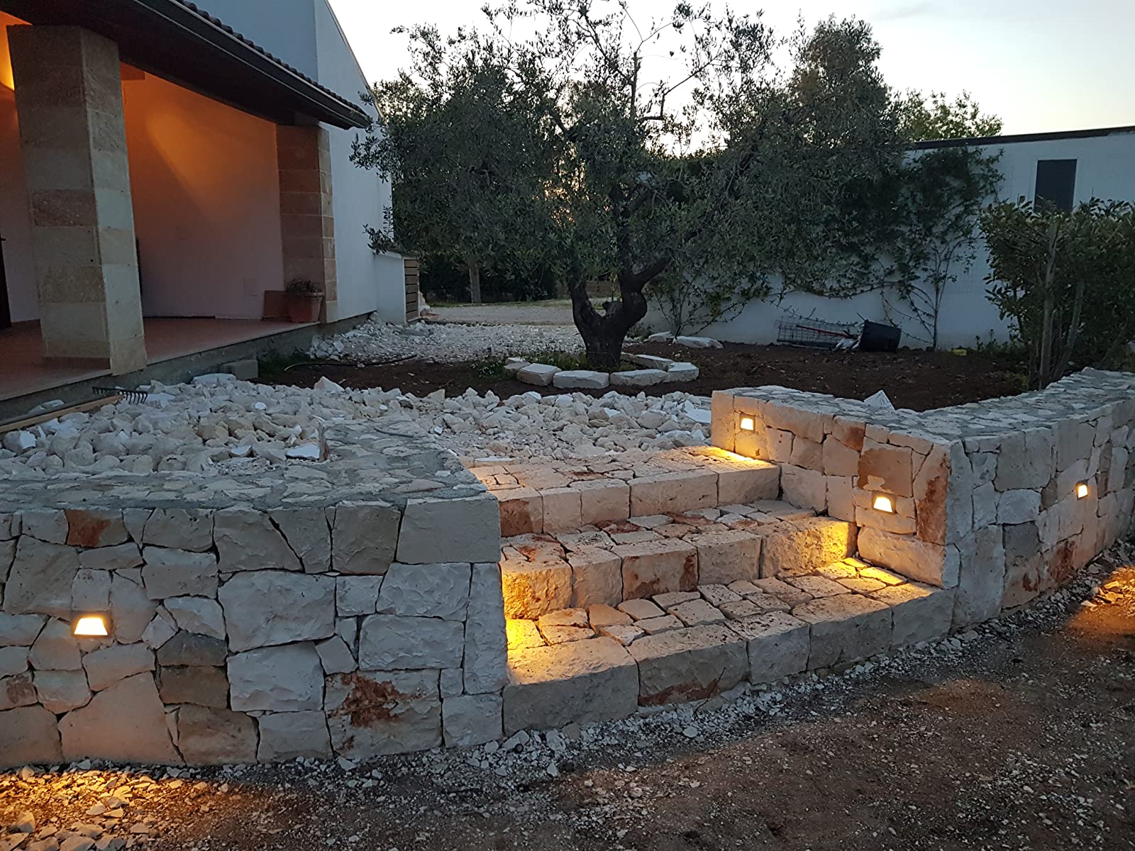 Segnapasso LED da esterno IP65 3W per scatola 503 CCT 3 in 1