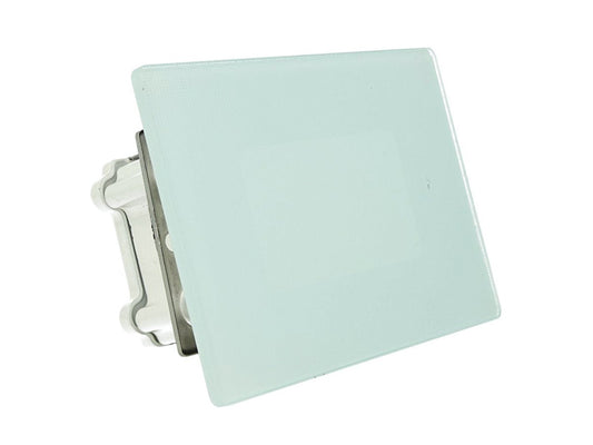Segnapasso LED 3W da incasso 503 IP65 con cornice effetto vetro CCT 3 in 1