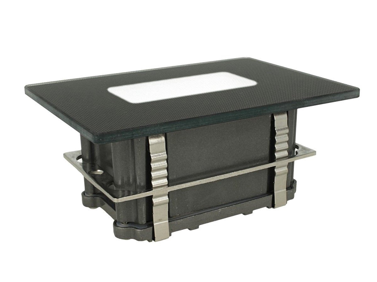 Segnapasso LED 3W da incasso 503 IP65 con cornice effetto vetro CCT 3 in 1