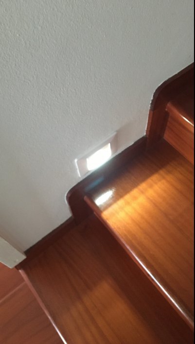 Segnapasso LED da incasso 503 per interno - luce di cortesia per scale e corridoi
