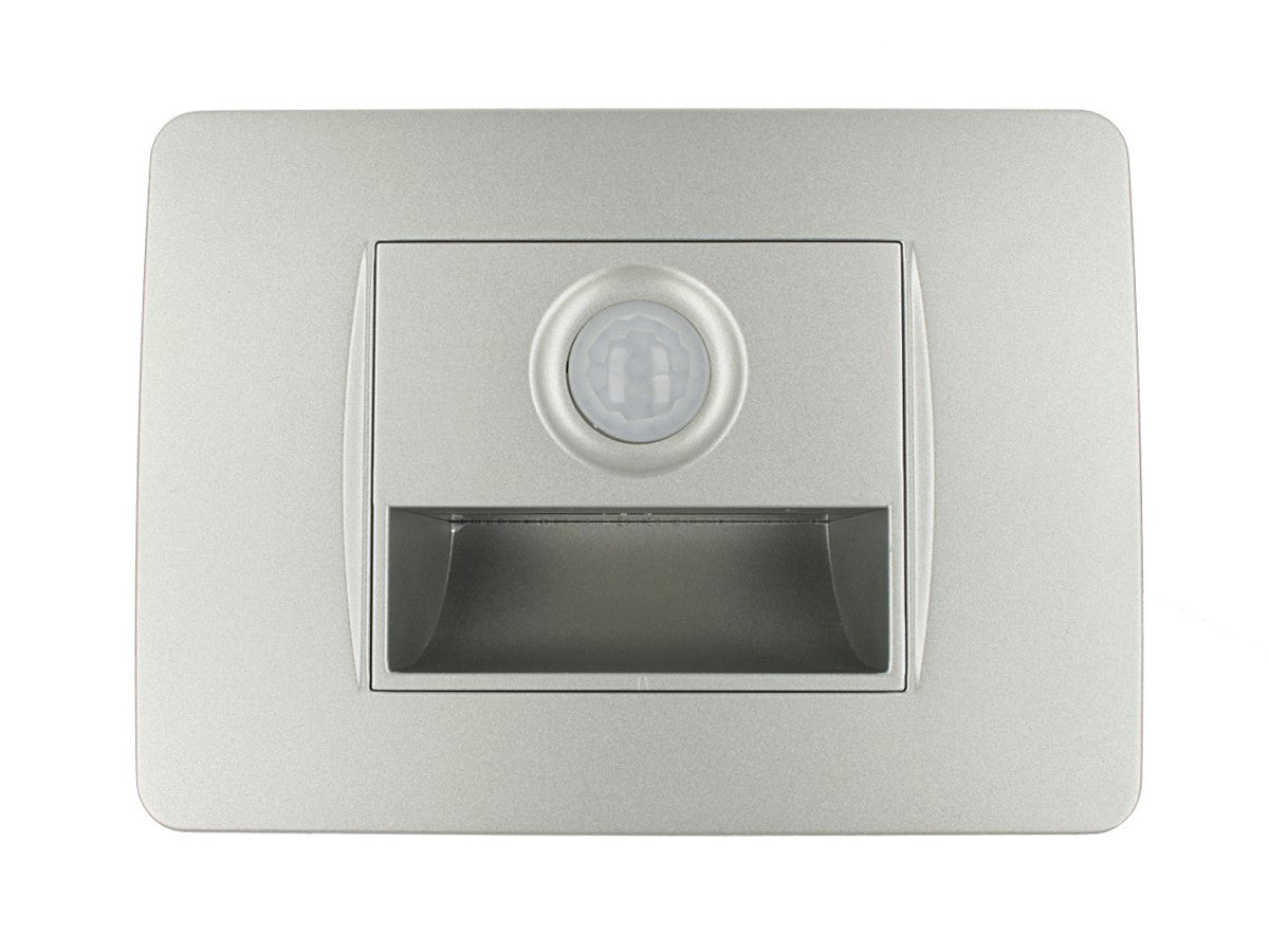 Segnapasso LED da incasso 503 con sensore di movimento - uso interno per scale e corridoi