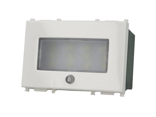 Lampada LED segnapasso emergenza 1W compatibile con Vimar Plana - luce fredda