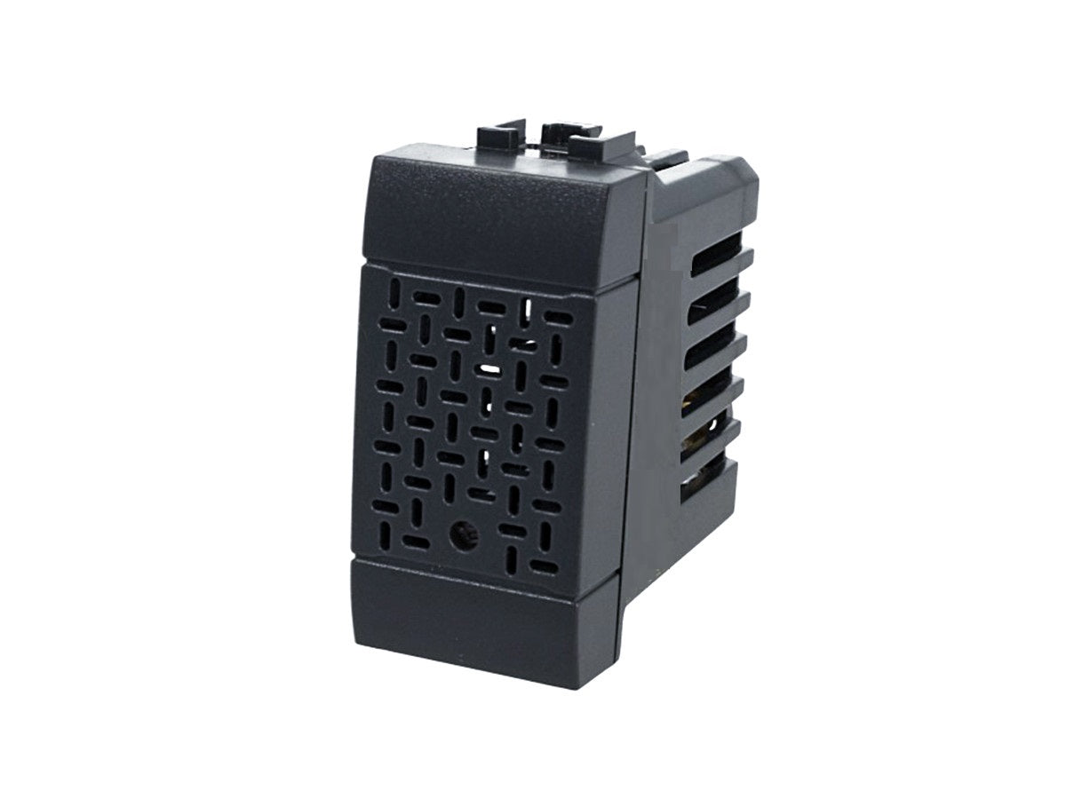 Sensore acustico con timer compatibile con BTicino Living Light e Living International - modulo da incasso per supporto e placca compatibile