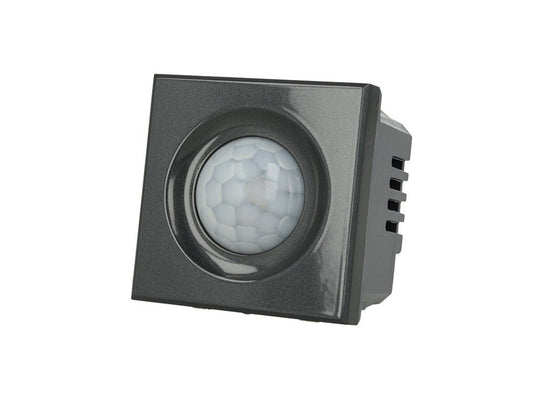 Sensore di movimento PIR con timer compatibile con BTicino Axolute - modulo da incasso per supporto e placca compatibile