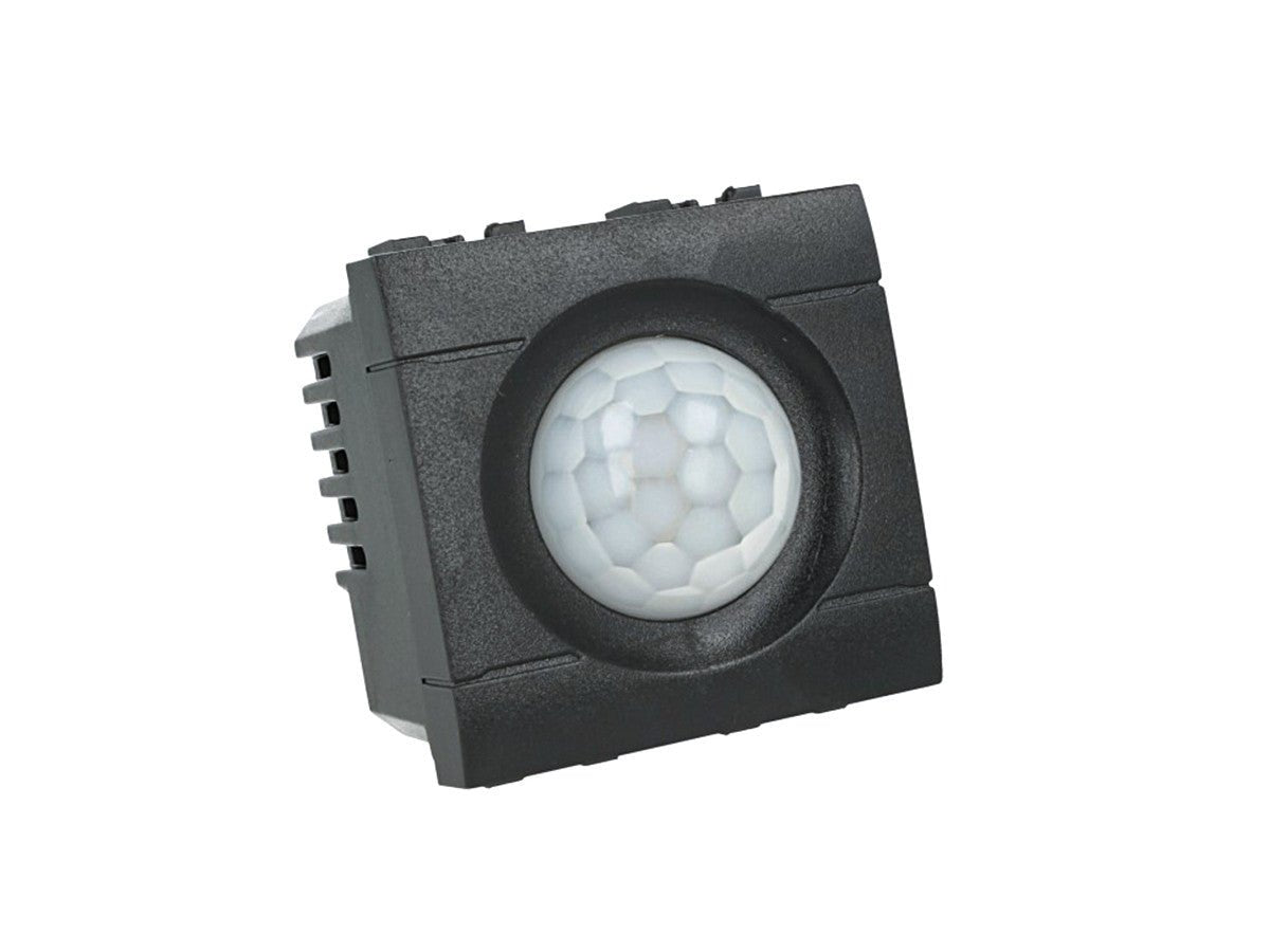 Sensore di movimento PIR con timer compatibile con BTicino Living Light e Living International - modulo da incasso per supporto e placca compatibile