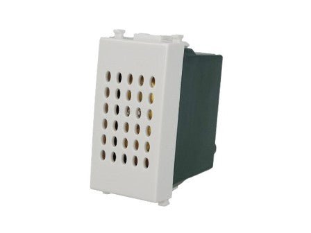 Suoneria a bronzo 220V compatibile con Vimar Arke Bianco - modulo da incasso per supporto e placca compatibile