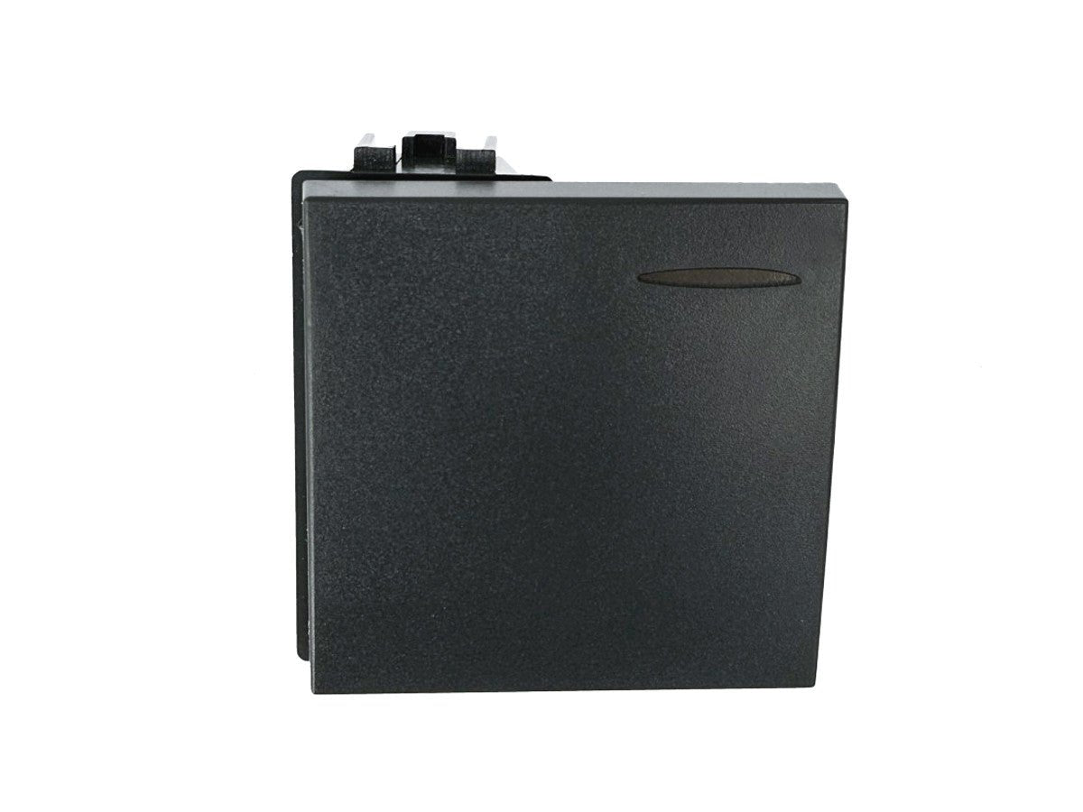Tasto copriforo 2 moduli compatibile con BTicino Living Light e Living International