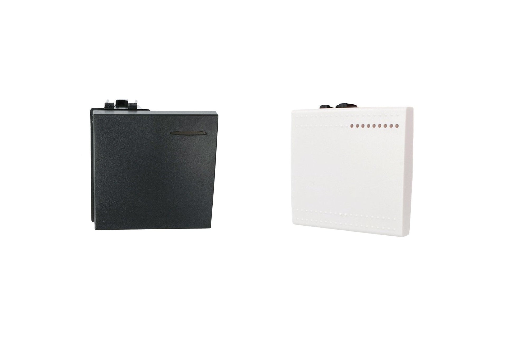 Tasto copriforo 2 moduli compatibile con BTicino Living Light e Living International
