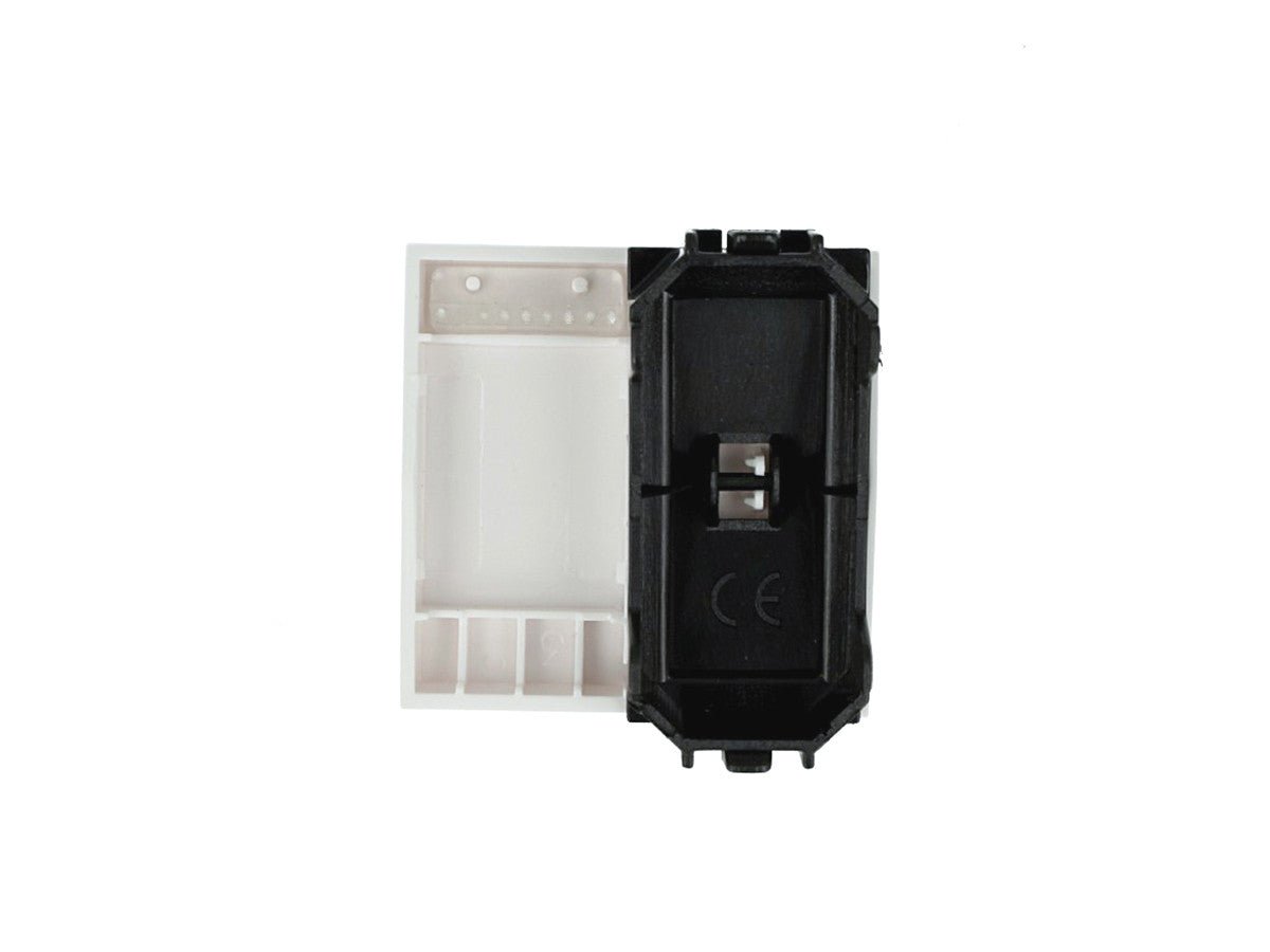 Tasto copriforo 2 moduli compatibile con BTicino Living Light e Living International