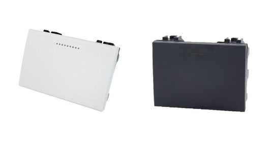 Tasto copriforo 3 moduli compatibile con BTicino Living Light e Living International